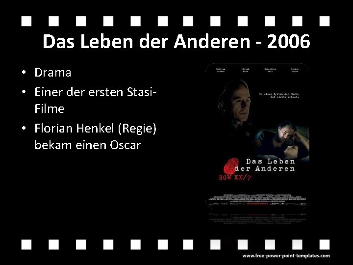Das Leben der Anderen - 2006 • Drama • Einer der ersten Stasi. Filme