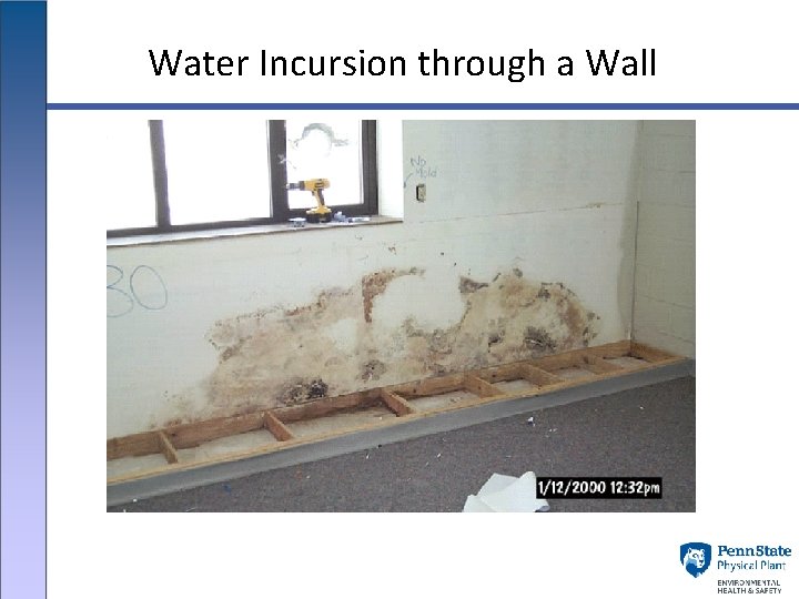 Water Incursion through a Wall 