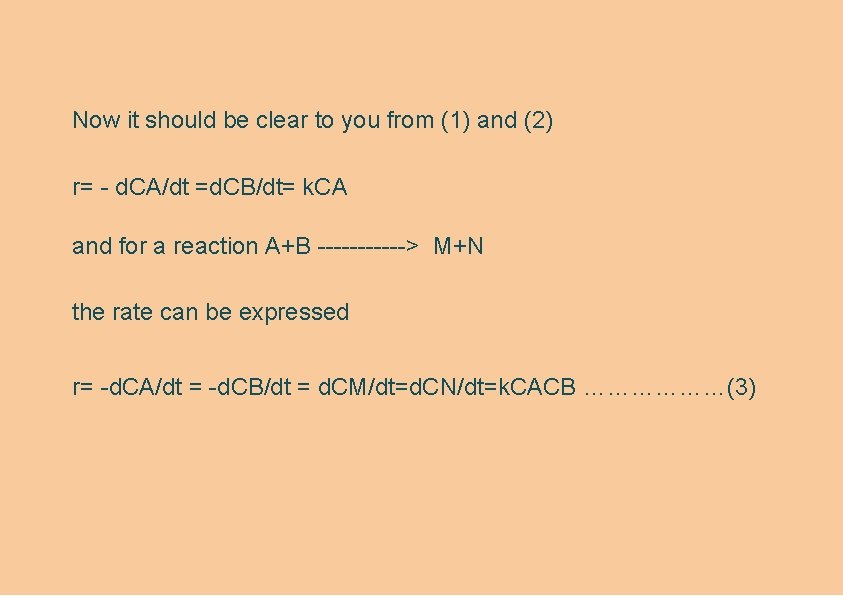 Now it should be clear to you from (1) and (2) r= - d.