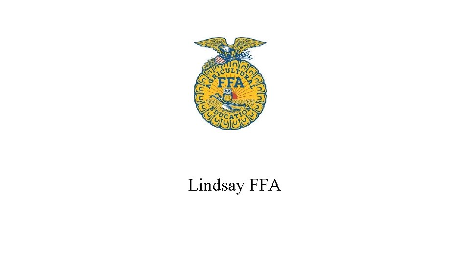 Lindsay FFA 