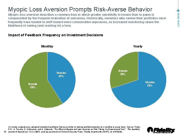 Myopic loss aversion describes a common bias in which greater sensitivity to losses than