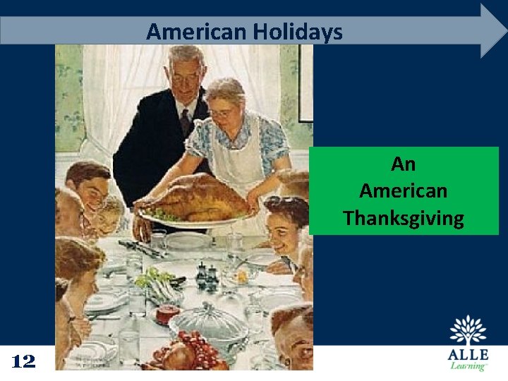 American Holidays An American Thanksgiving 12 12 