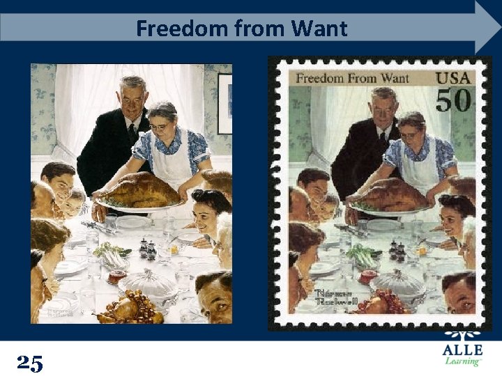 Freedom from Want 25 25 