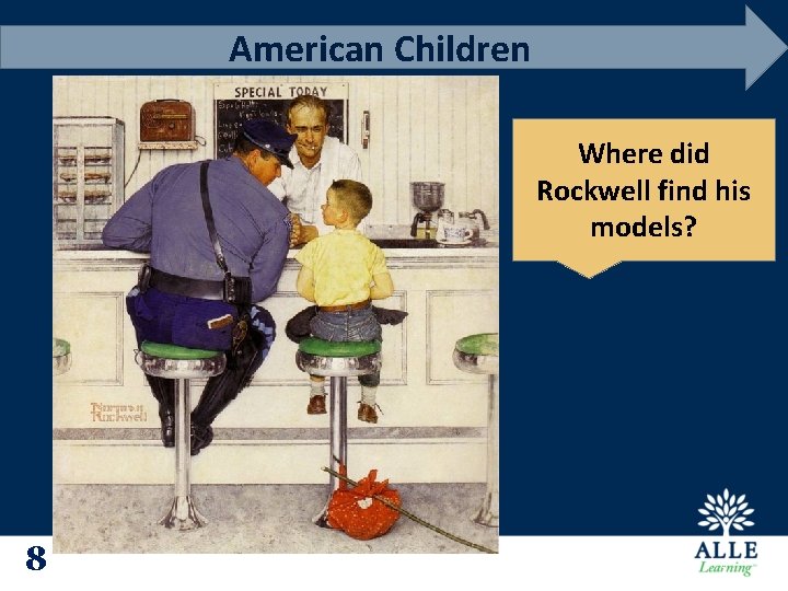 American Children Where did Rockwell find his models? 8 8 