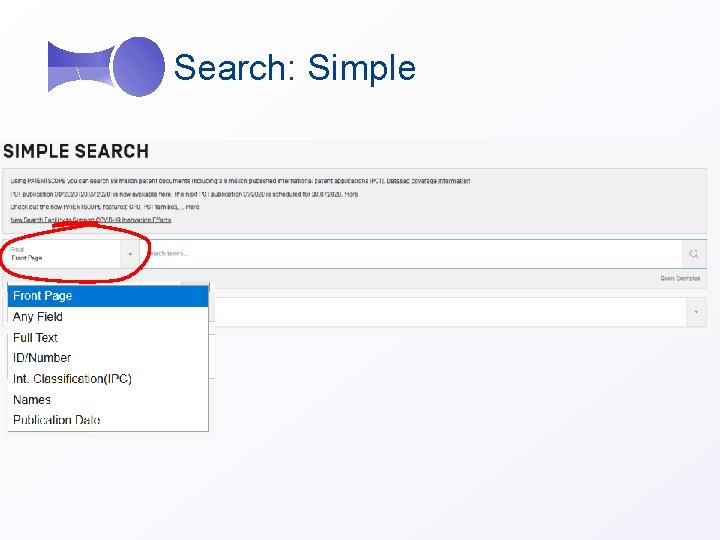  Search: Simple 