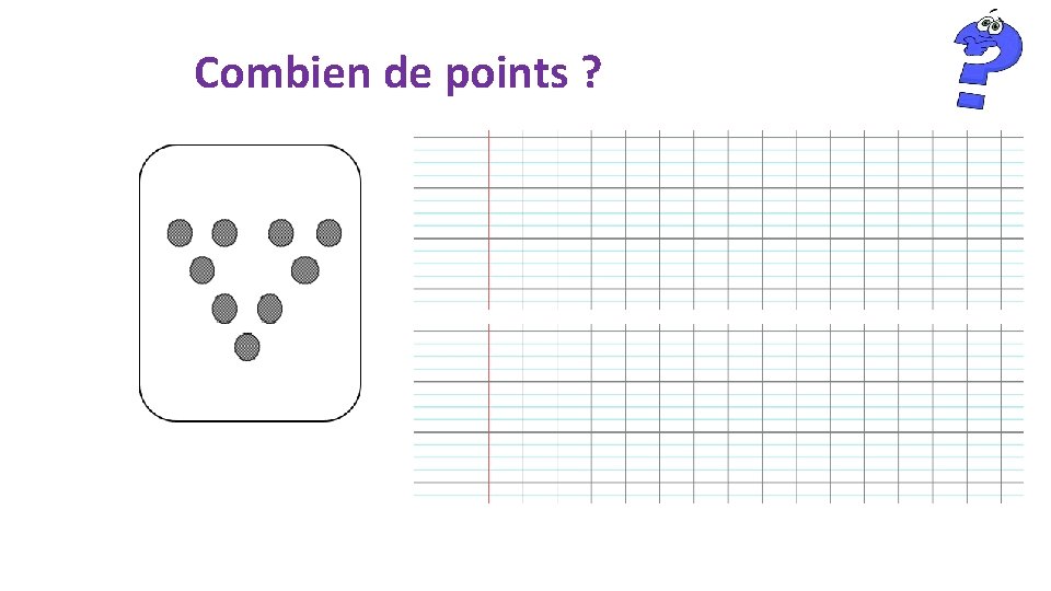 Combien de points ? 