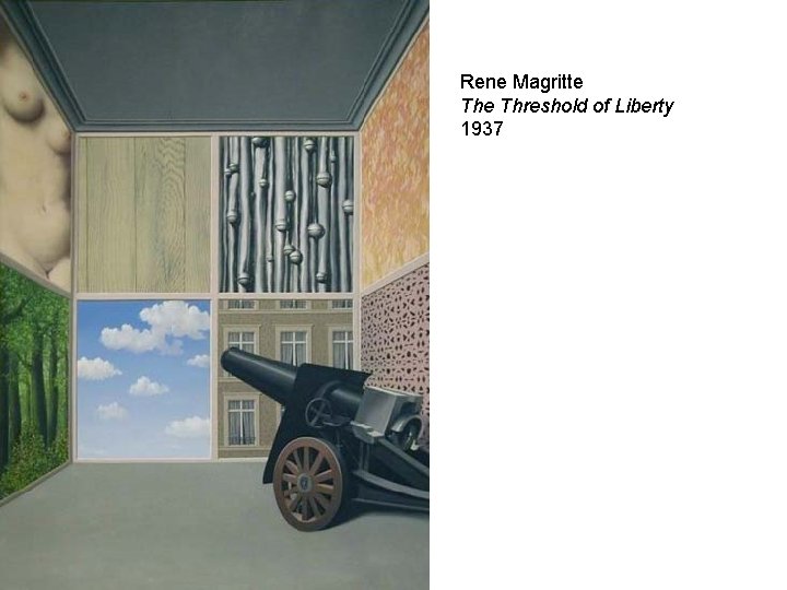 Rene Magritte Threshold of Liberty 1937 