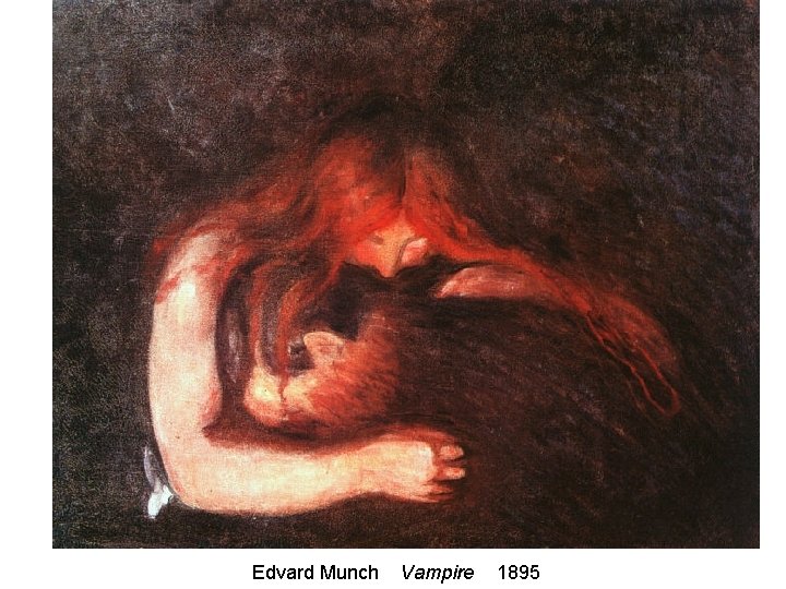 Edvard Munch Vampire 1895 Edvard Munch Vampire 1895