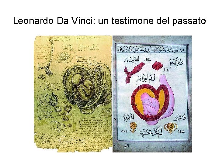 Leonardo Da Vinci: un testimone del passato 