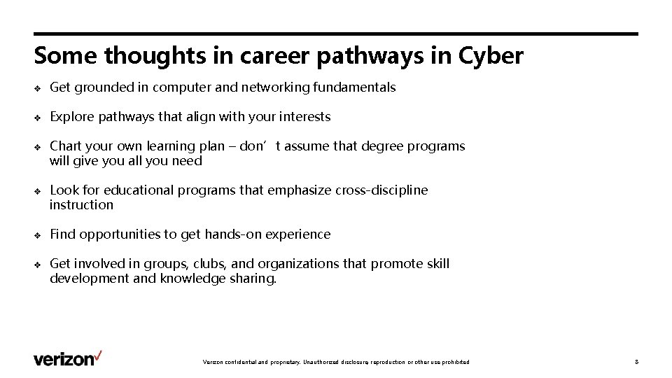 Some thoughts in career pathways in Cyber v Get grounded in computer and networking