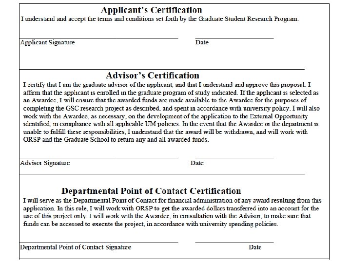 Signed Agreement Form 