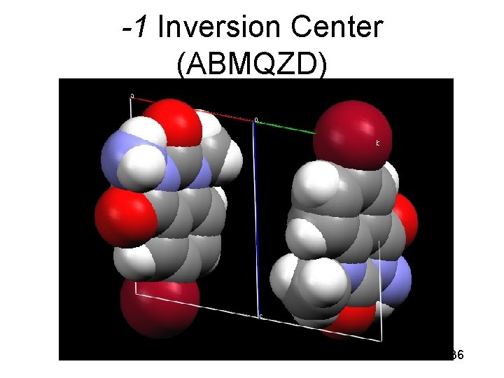 -1 Inversion Center (ABMQZD) 36 