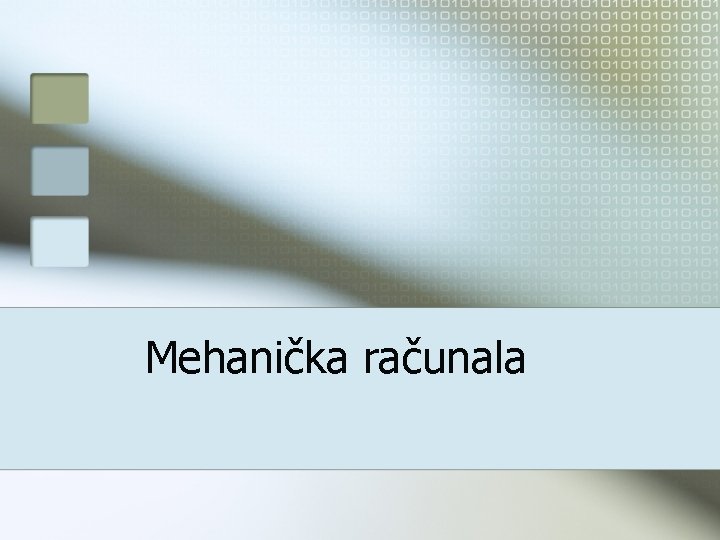 Mehanička računala 