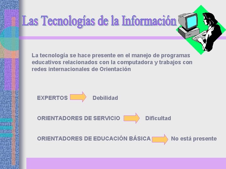 La tecnología se hace presente en el manejo de programas educativos relacionados con la