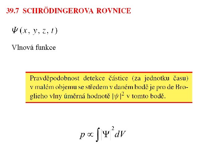 Vlnová funkce 