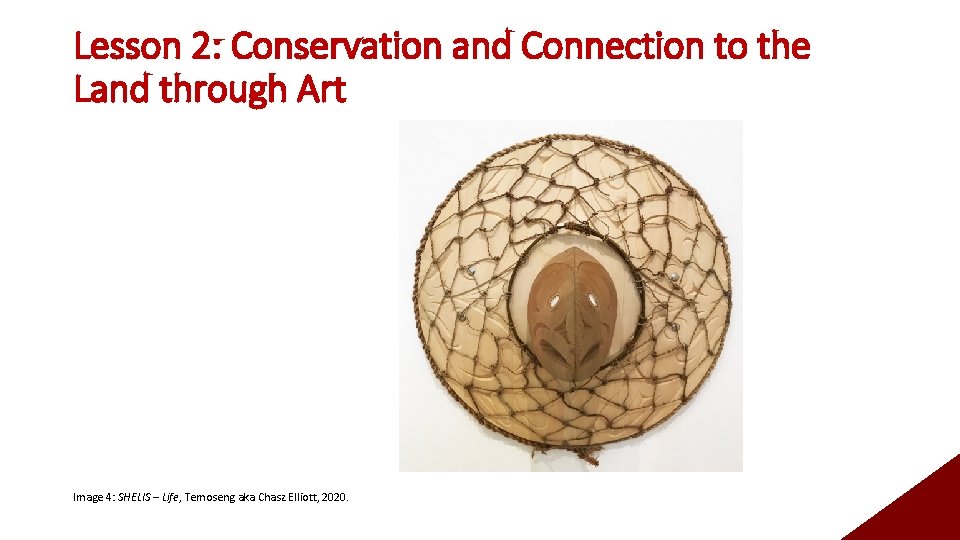 Lesson 2: Conservation and Connection to the Land through Art Image 4: SHELIS –