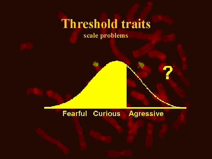 Threshold traits scale problems 