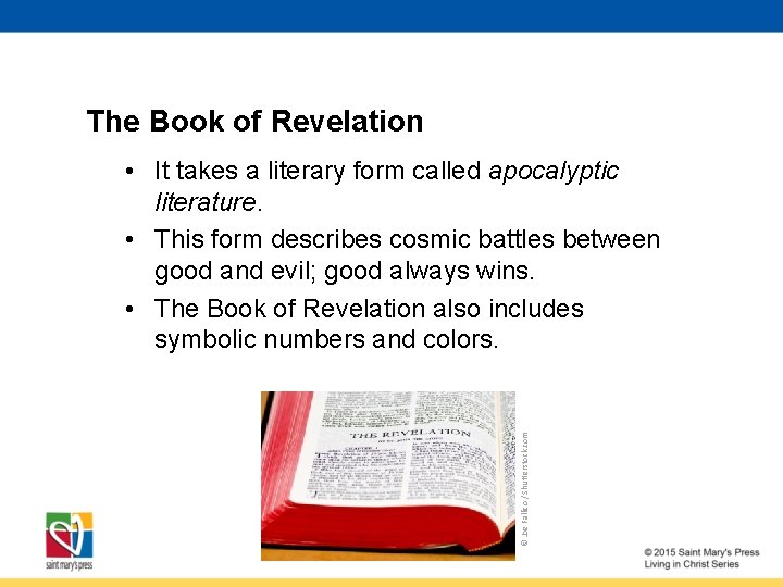 The Book of Revelation © Joe Fallico / Shutterstock. com • It takes a