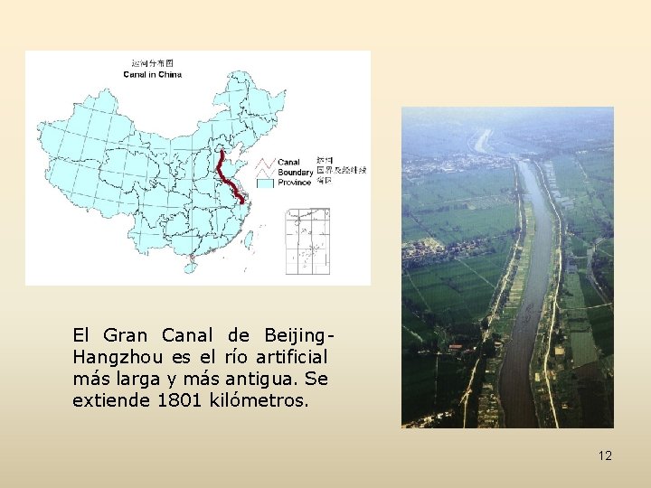 El Gran Canal de Beijing. Hangzhou es el río artificial más larga y más