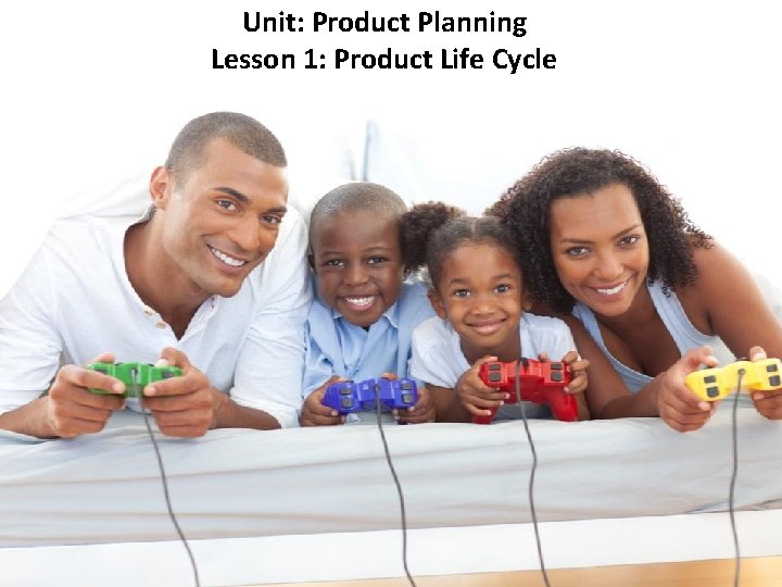 Unit: Product Planning Lesson 1: Product Life Cycle 