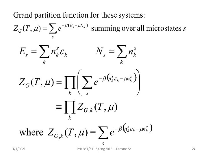 3/4/2021 PHY 341/641 Spring 2012 -- Lecture 22 27 3/4/2021 PHY 341/641 Spring 2012 -- Lecture 22 27