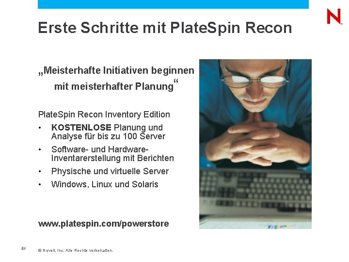  Erste Schritte mit Plate. Spin Recon „Meisterhafte Initiativen beginnen mit meisterhafter Planung“ Plate.