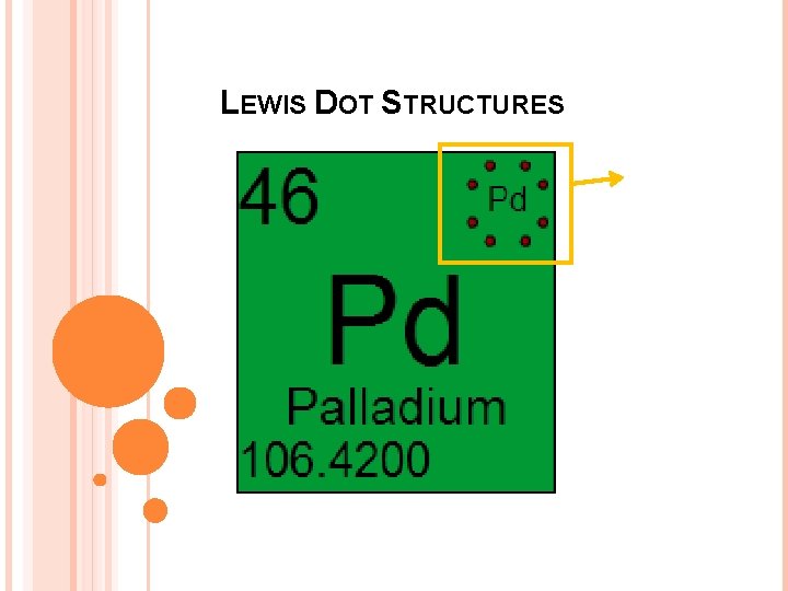 LEWIS DOT STRUCTURES 