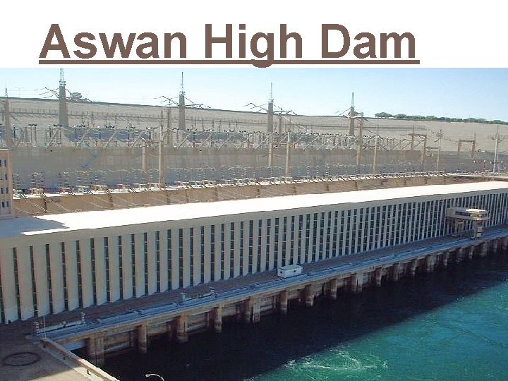 Aswan High Dam 