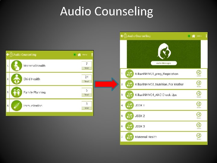 Audio Counseling 