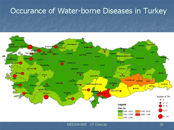 Occurance of Water-borne Diseases in Turkey MEDAWARE CF Gokcay 35 