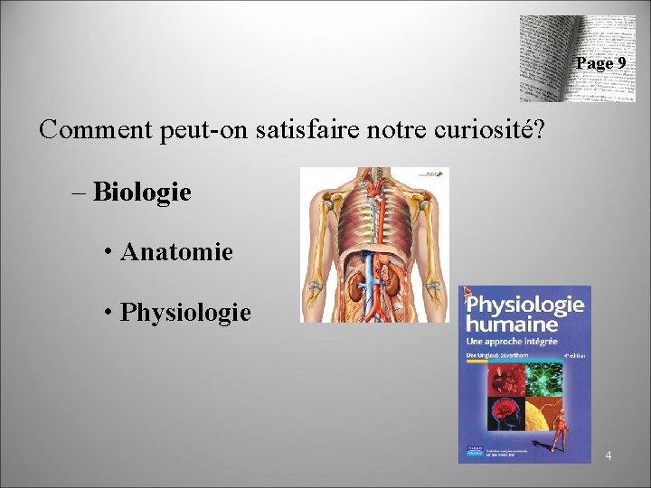 Anatomie physiologie niveaux dorganisation du vivant 1 Cur