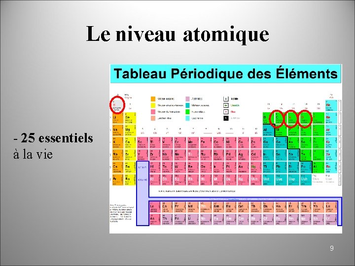 Anatomie physiologie niveaux dorganisation du vivant 1 Cur