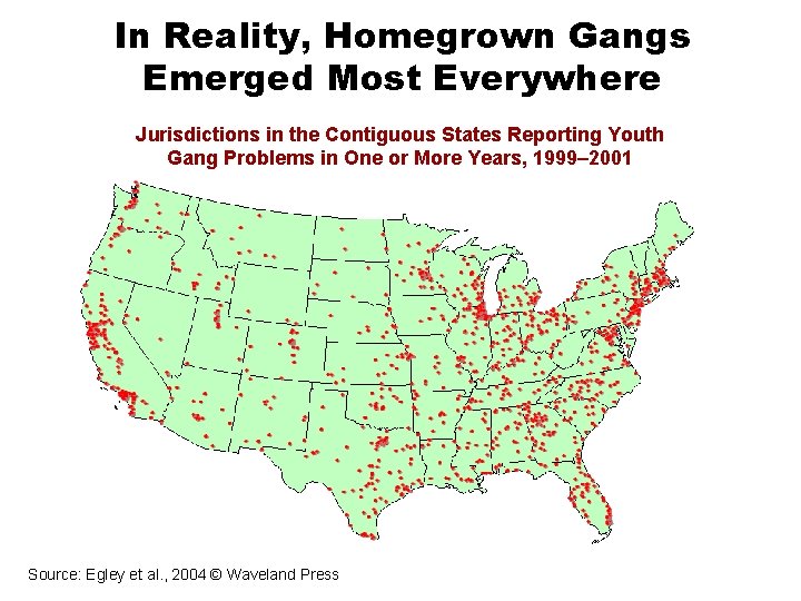 In Reality, Homegrown Gangs Emerged Most Everywhere Jurisdictions in the Contiguous States Reporting Youth In Reality, Homegrown Gangs Emerged Most Everywhere Jurisdictions in the Contiguous States Reporting Youth