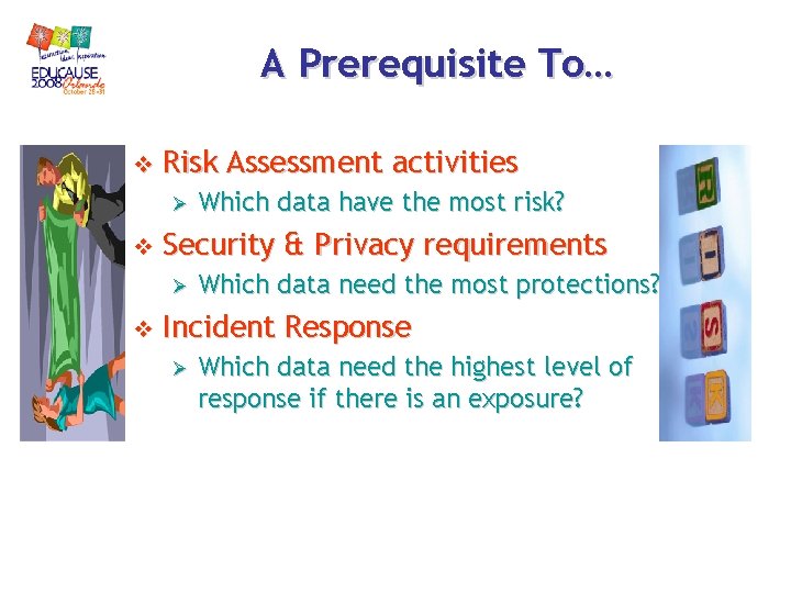 A Prerequisite To… v Risk Assessment activities Ø v Security & Privacy requirements Ø A Prerequisite To… v Risk Assessment activities Ø v Security & Privacy requirements Ø