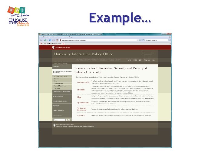 Example… Example…