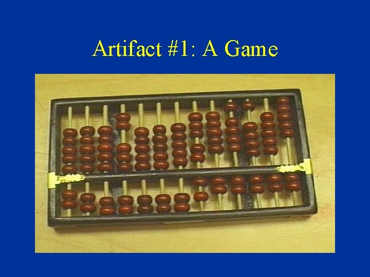 Artifact #1: A Game 