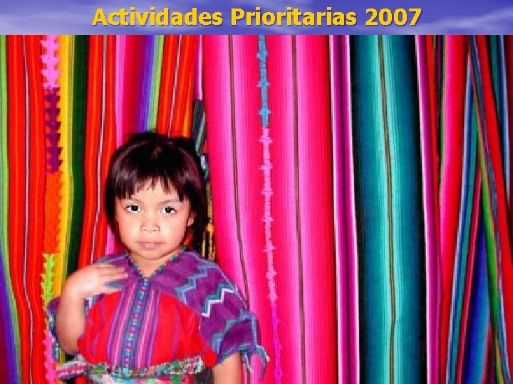 Actividades Prioritarias 2007 