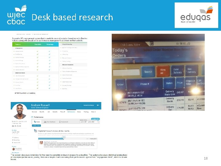 Desk based research 18 