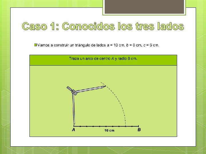 Caso 1: Conocidos los tres lados 