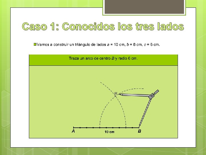 Caso 1: Conocidos los tres lados 