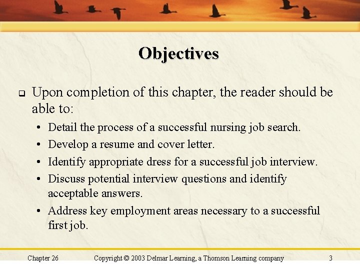 Objectives q Upon completion of this chapter, the reader should be able to: • Objectives q Upon completion of this chapter, the reader should be able to: •
