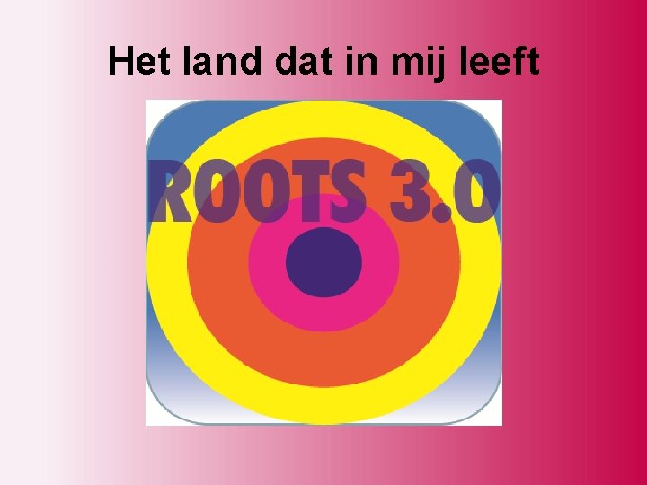 Het land dat in mij leeft 