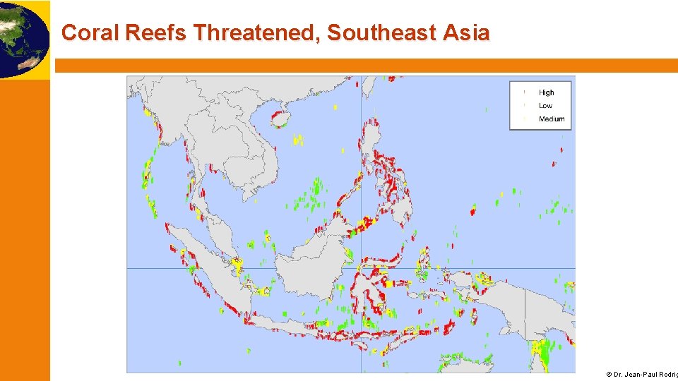 Coral Reefs Threatened, Southeast Asia © Dr. Jean-Paul Rodrig 