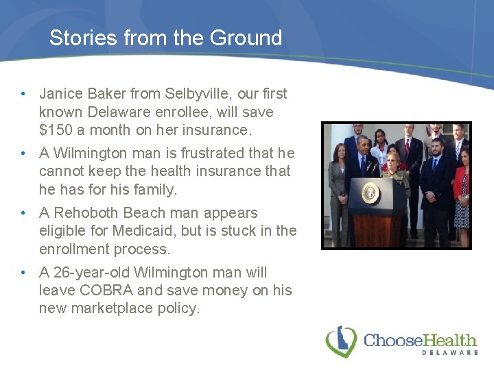 Stories from the Ground • Janice Baker from Selbyville, our first known Delaware enrollee,