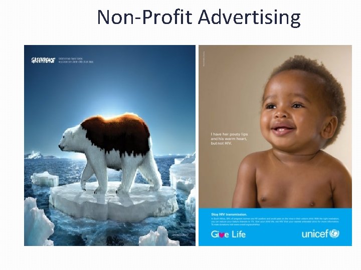 Non-Profit Advertising Non-Profit Advertising