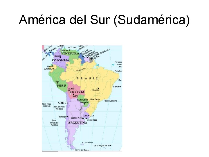 América del Sur (Sudamérica) 