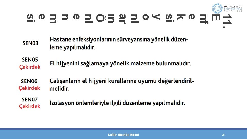 11. E nf e k si y o nl ar ın Ö nl e