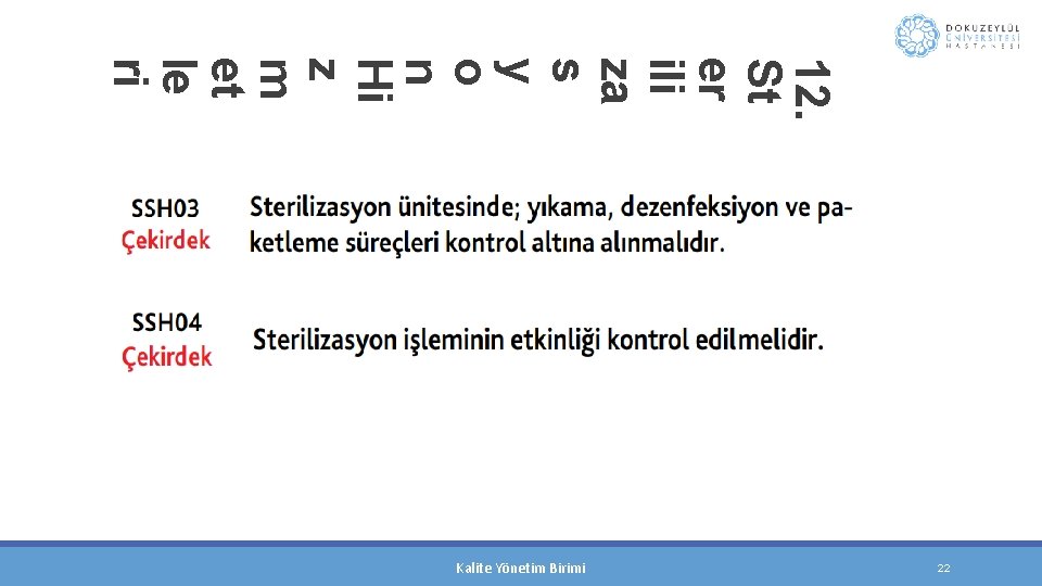 12. St er ili za s y o n Hi z m et le