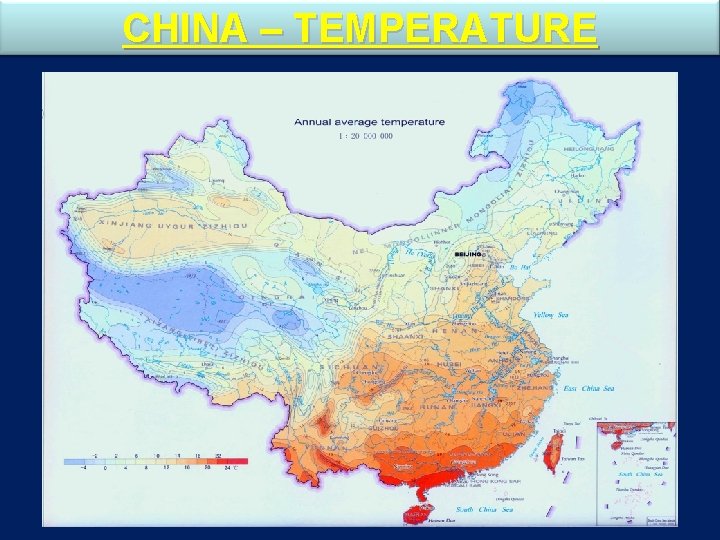 CHINA – TEMPERATURE 