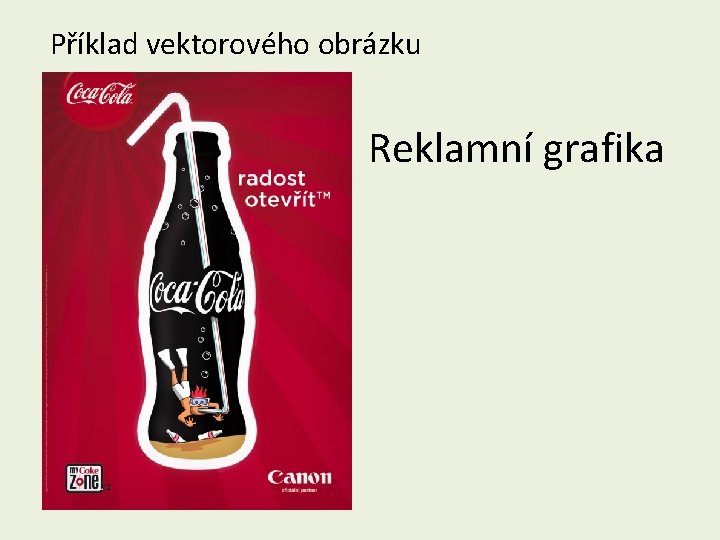 Příklad vektorového obrázku Reklamní grafika 